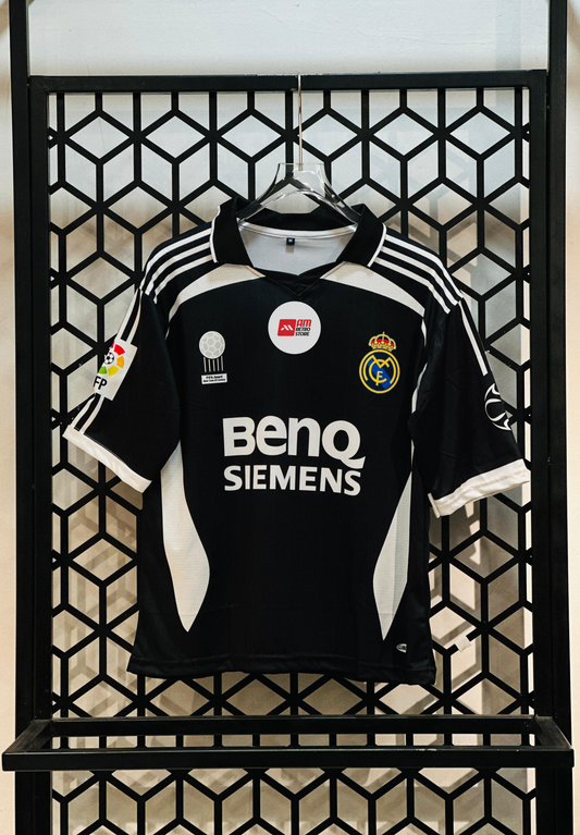 Real Madrid 2006/07 Away-Beckham-Retro Jersey-Collar Five Sleeve-AM Retro Store