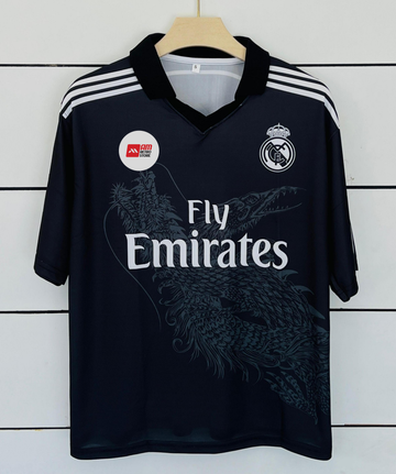 Real Madrid 2014/15 Third Dragon-Collar Five Sleeve-AM Retro Store
