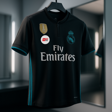 Real Madrid 2017/18 Away-Ronaldo-Signature Embroidery