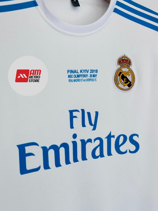 Real Madrid 2017/18 Retro-Ronaldo-Embroidery-Half Sleeve-AM Retro Store