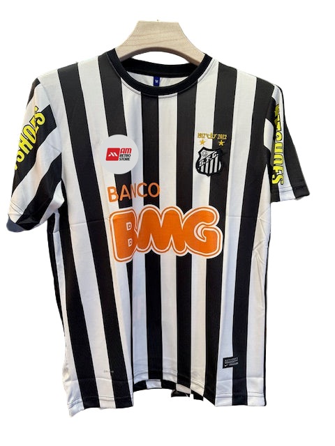 Santos 2012/13 Away-Neymar-Signature Embroidery