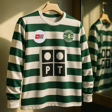 Sporting-2002/03 Home-Ronaldo-Signature Embroidery Full Sleeve
